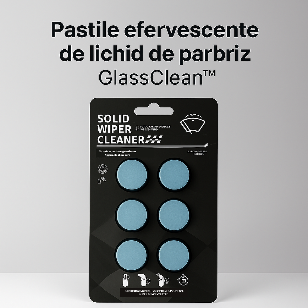 Pastile efervescente de lichid de parbriz GlassClean™