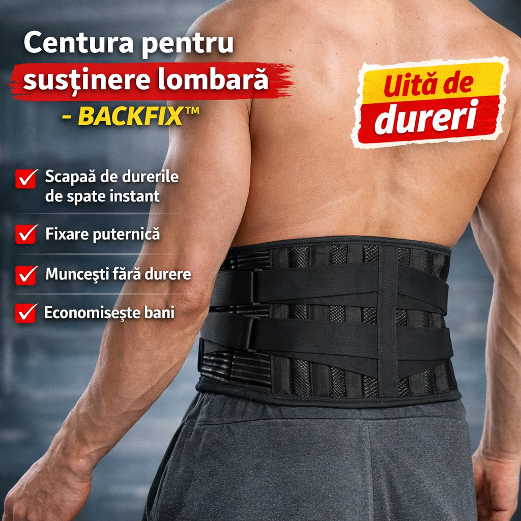 Centura pentru susţinere lombară - BACKFIX™
