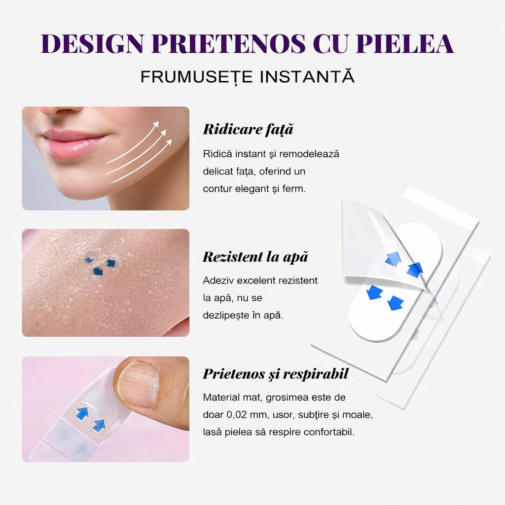 Plasturi pentru lifting facial InvisibleLift™