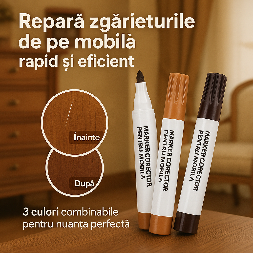 Markere pentru zgarierurile de pe mobila ScratchFree™